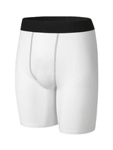Einfarbige, elastische, schnelltrocknende, atmungsaktive Fitness-Shorts für Herren mit schmaler Taille und mittlerer Taille